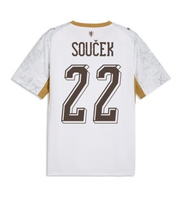 Tjeckien Tomas Soucek #22 Bortatröja VM 2026 Kortärmad